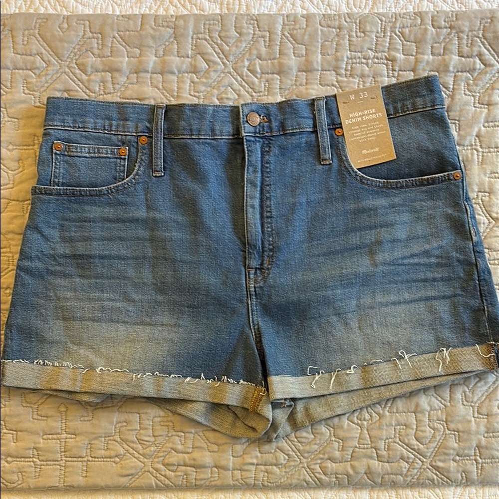 Madewell High-Rise Denim Shorts